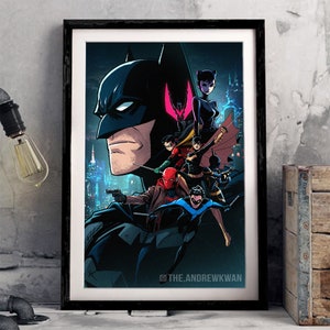 Bat Family - Signed Art Poster