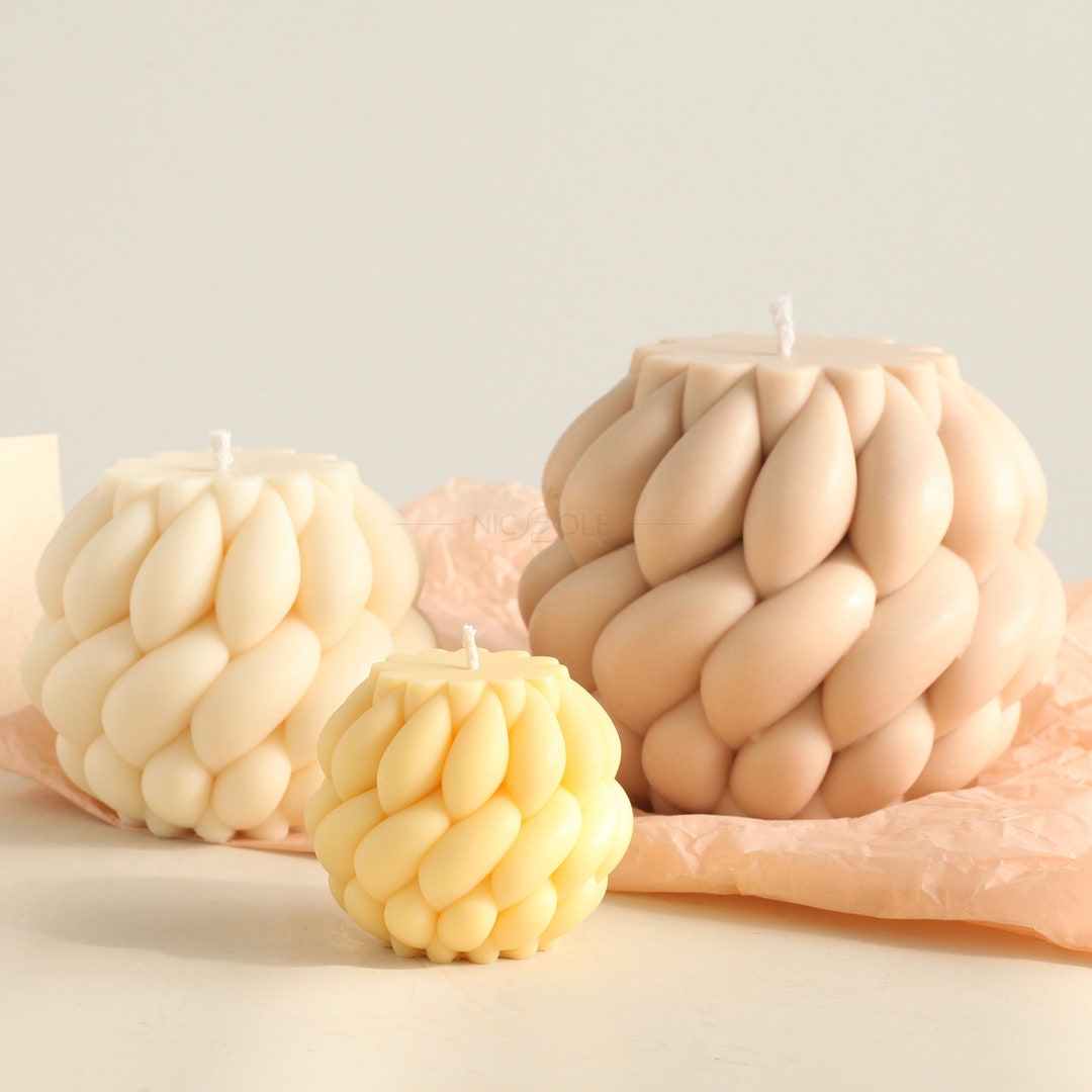 Yarn Ball Candle Mold 3D Wool Buckle Shape Aromatherapy Wax Etsy