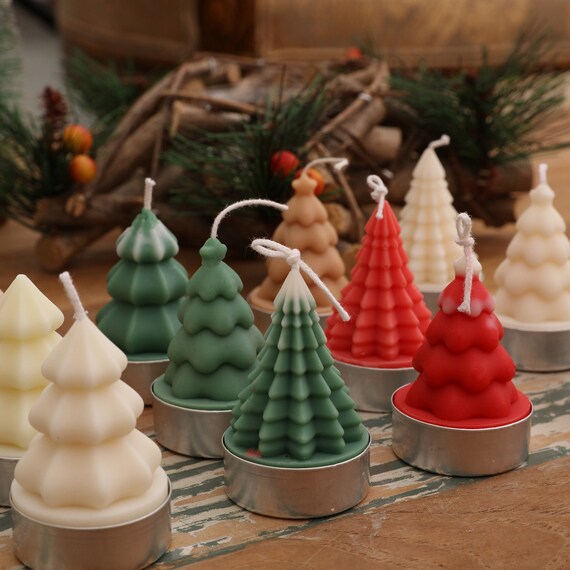 DIY Christmas Tree Silicone Candle Mold Crystal Epoxy Resin