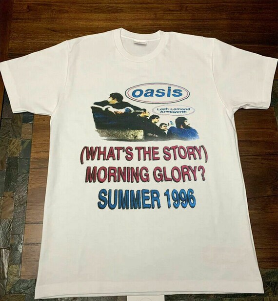 oasis union jack t shirt