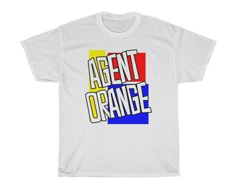 Meilleur t-shirt AGENT ORANGE Punk Rock Hardcore Skate Tour des années 1980 Tshirt taille USA S à 2XL coton lourd édition limitée