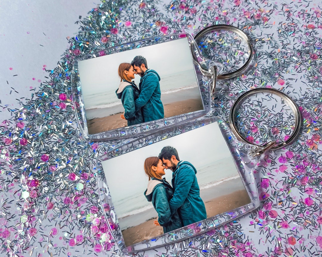 Custom Photo Keychain , Personalized Photo Keychain , Perfect Gift for ...