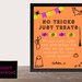 Trick or Treat Sign Digital Download Printable Custom - Etsy