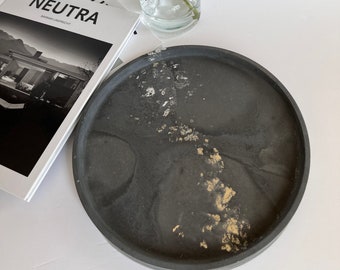 Concrete Tray, Catchall Tray, Cement Tray,  Decorative Coffee Table tray, Vanity Tray, Modern Concrete Tray, Candle Tray, Cement Decor