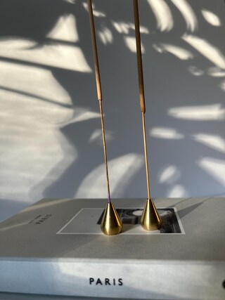 Porta Incenso 4 In 1 INGJIA In Ottone: Bruciatore Per Bastoncini Da 14 Cm, Coni E Anelli, Con Raccoglitore Cenere, Elegante Decorazione Casa
