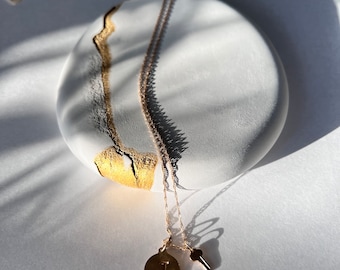 Bandeja minimalista de hormigón para guardar joyas: Bandeja para anillos Wabi Sabi