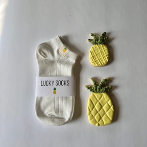 IVF socks, Lucky Pineapple socks, IVF gifts, Infertility gift, Transfer Day Ivf gift, Transfer Day socks,ivf pineapple, IVF Got hope