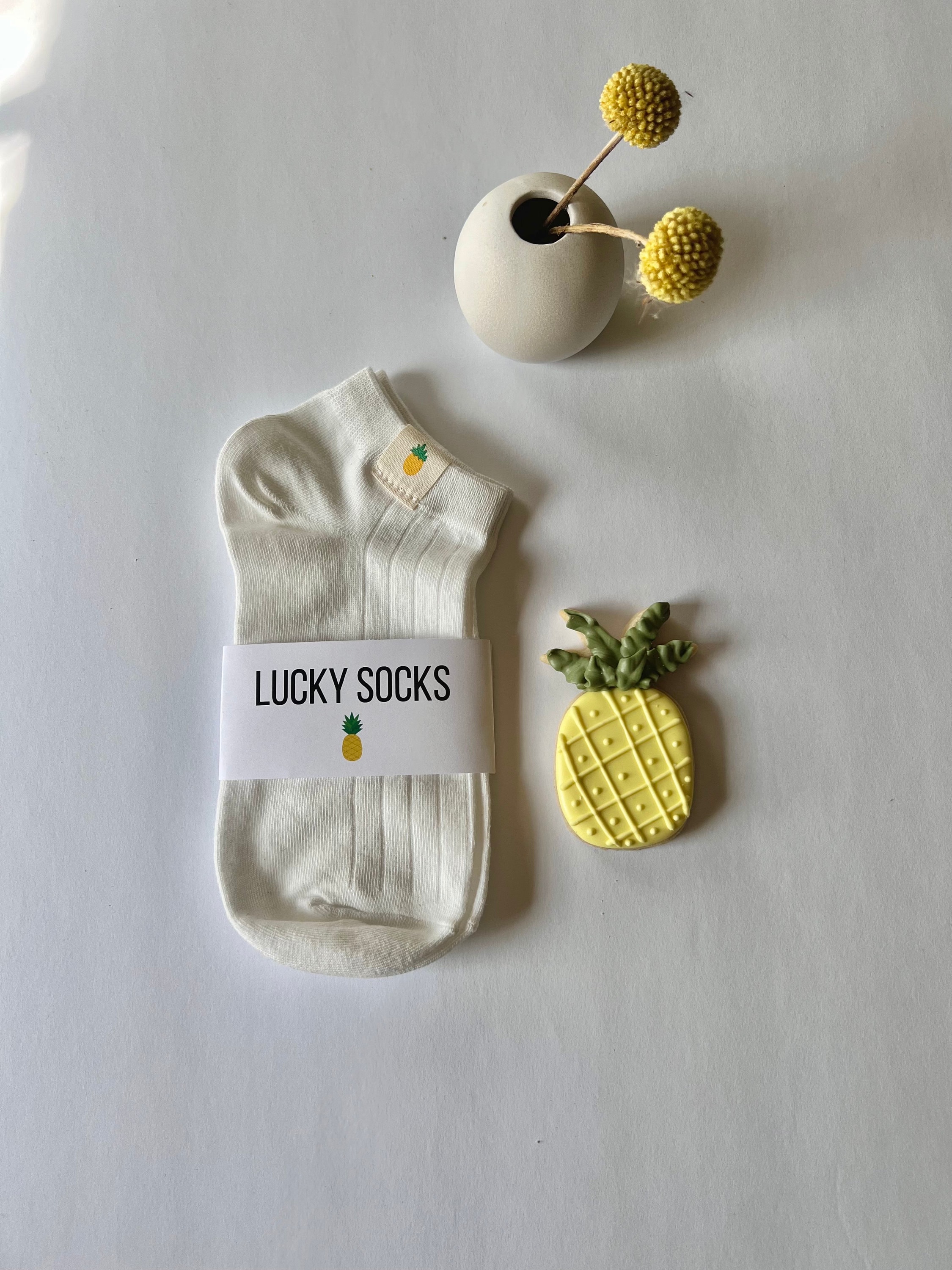 Lucky Pineapple socks, IVF socks, IVF gifts, fertility gift, infertility gift, transfer day IVF gift, transfer day socks, ivf pineapple, IvF
