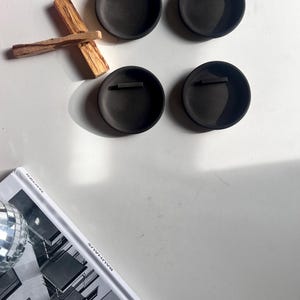 Palo Santo Holder Minimalist, Palo Santo Burner, Palo Santo Holder Concrete, Cone Incense Burner, Meditation Gift, Yogi Gift, Incense Holder afbeelding 6