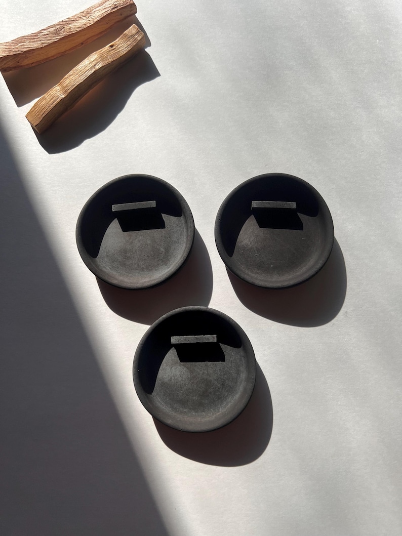Palo Santo Holder Minimalist, Palo Santo Burner, Palo Santo Holder Concrete, Cone Incense Burner, Meditation Gift, Yogi Gift, Incense Holder afbeelding 4