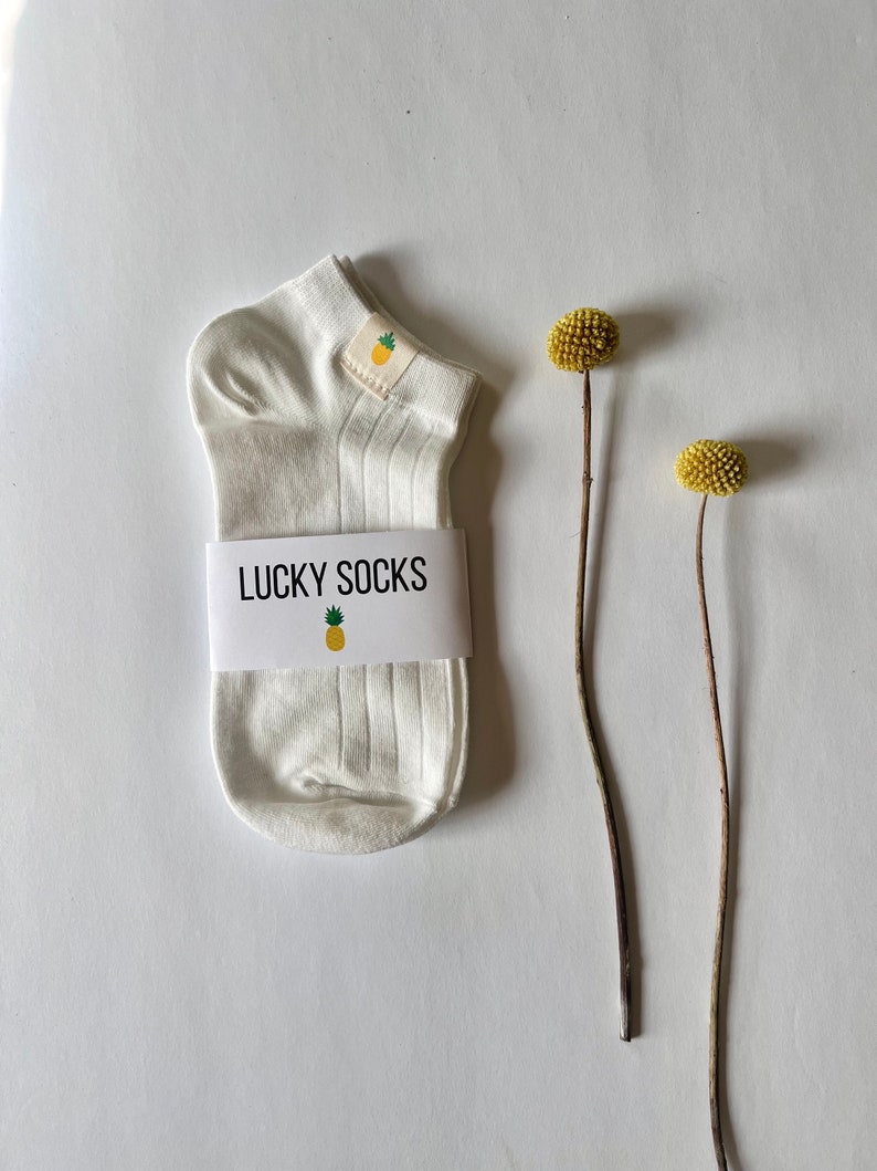 Lucky Pineapple socks, IVF socks, IVF gifts, fertility gift, infertility gift, transfer day ivf gift, transfer day socks, IVF pineapple, iui image 5
