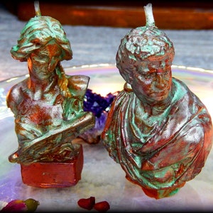 Hades Persephone Beeswax Candle Set