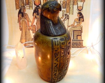 Resin Canopic Jar Made in Egypt