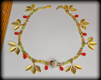 Persephone Pomegranate Necklace