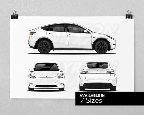 Tesla model y 2024 white induction wheels