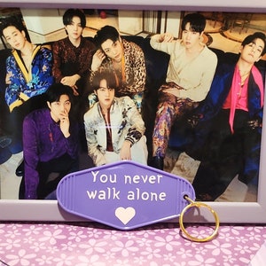BTS You Never Walk Alone keychain
