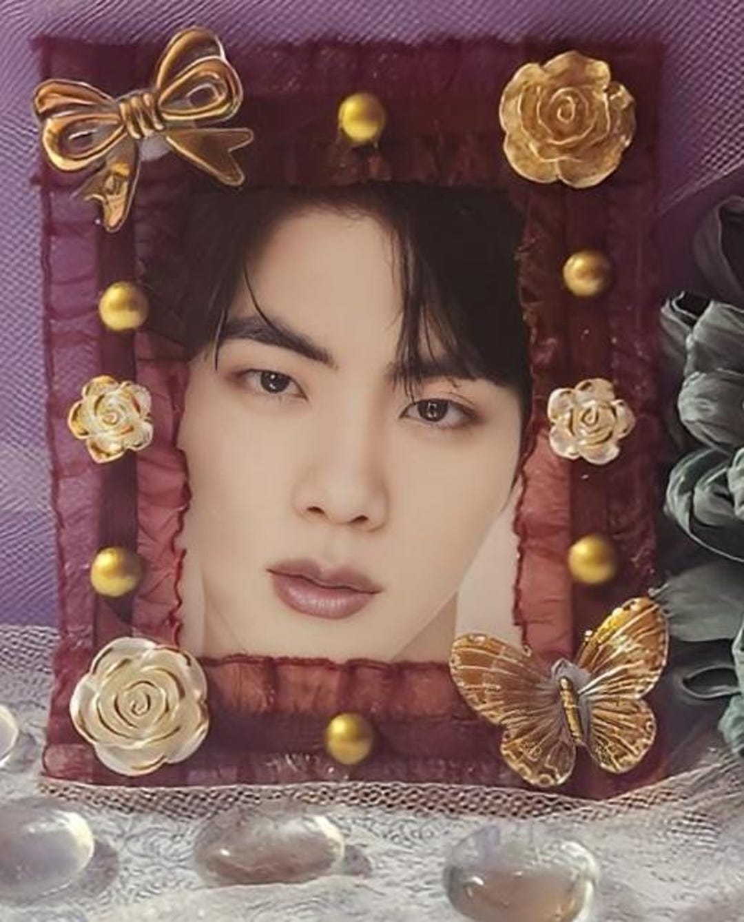 Toploader Deco Ribbon Seokjin Ribbon Deco Toploader - Etsy