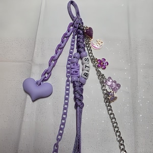 BTS keychain/bag charm