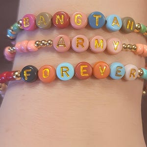 BTS beaded bracelet set