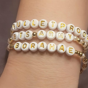 BTS beaded bracelet