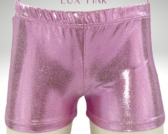 Kids Dance Shorts, Girls Kids Gymnastics Shorts