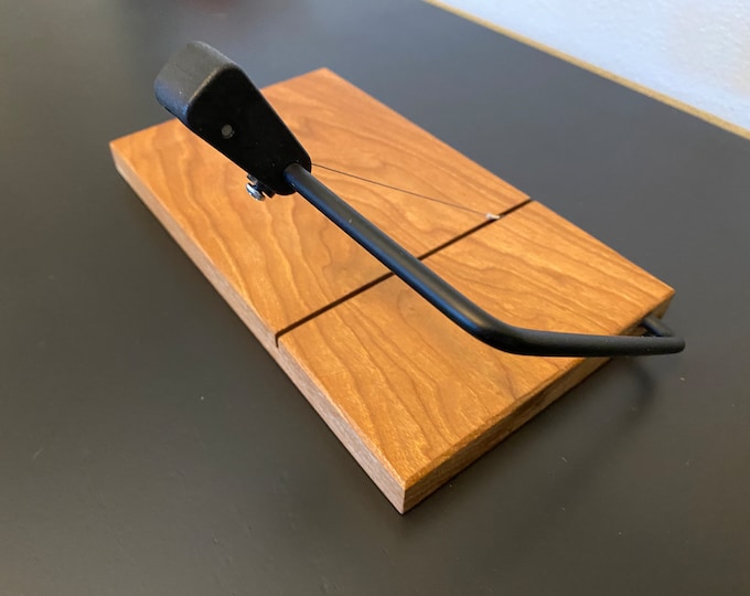 Cheese slicing board - made from hand selected cherry