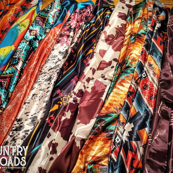 Western Wild Rags - Tons of Patterns to Choose From! Cow Print, Cactus, Aztec, Longhorn, & More
