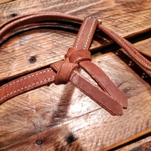 Berlin Custom Leather Black Stitched Futurity Knot Browband Headstall