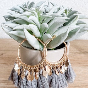 Esmerelda Boho Stainless Steel Dangle Earrings