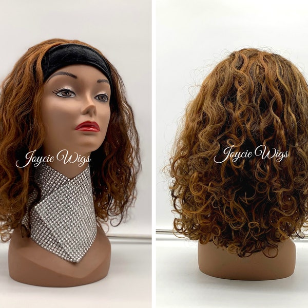 Headband Wig Human Hair - Etsy