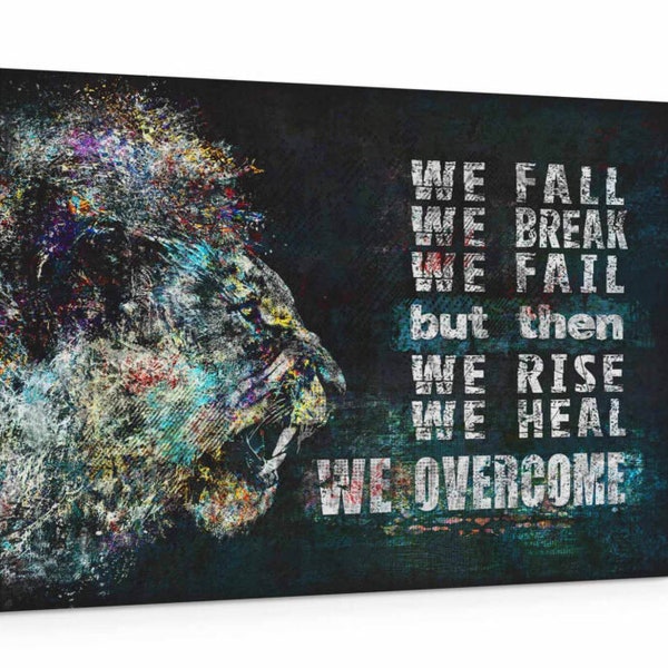 Motivational Wall Art Lion Picture Prints Canvas Wall Art Framed Large Prints  Home Decor Wall Art Office Decor Modern Art and Paintings