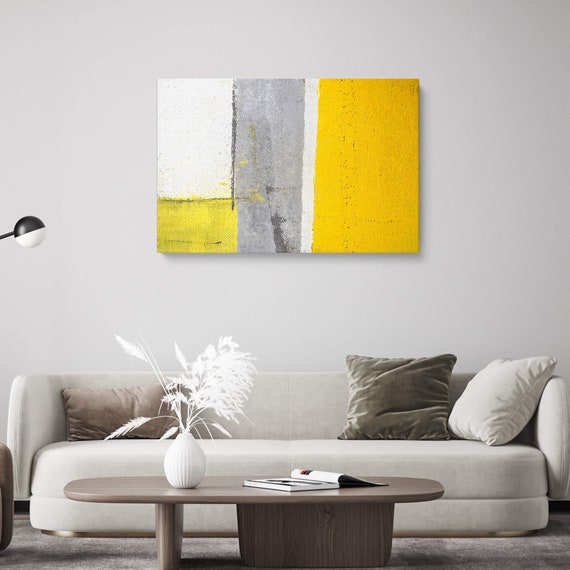 Abstrakte Leinwand-Wandkunst Türkis & Gold – Handgemalt, Gerahmt 101,6x76,2 Cm | Moderne Deko Fürs Wohnzimmer