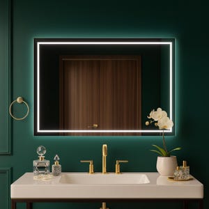 Wall Mounted LED Vanity Mirror with Lights - Sleek Bathroom Mirror