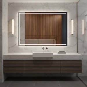 Specchio da toeletta a LED da parete con luci - Elegante specchio da bagno