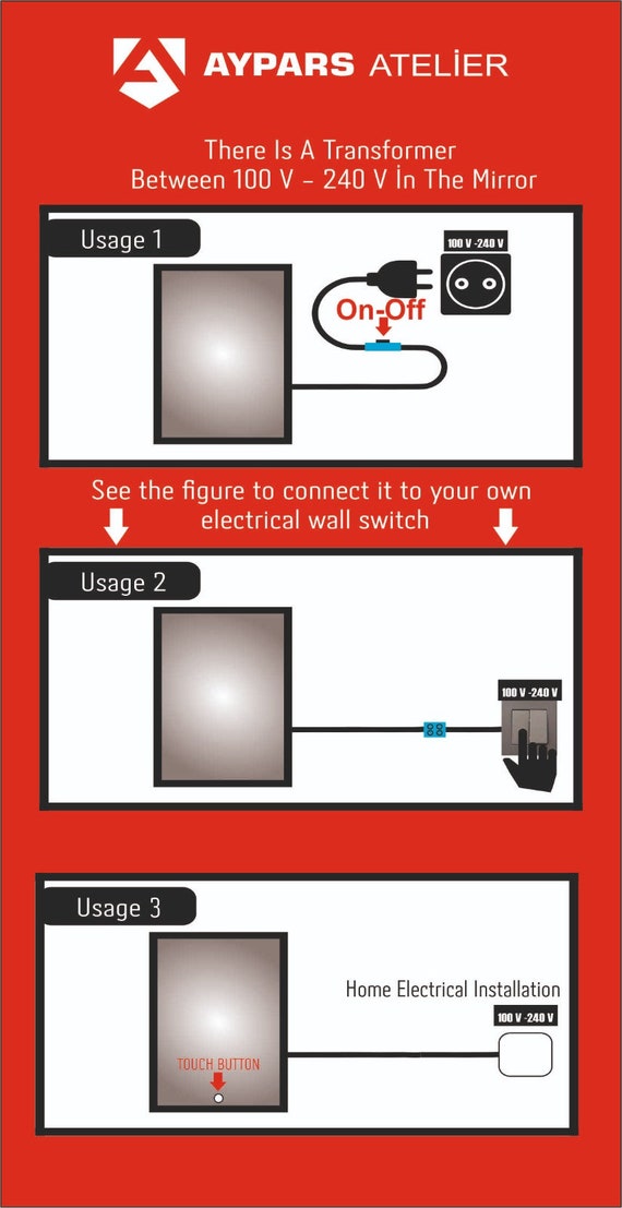 Radius Mirror,bathroom, Washbasin Mirror, Led, Decorative Mirror, Led  Mirror, Mirror,touch Led , Touch Switch 