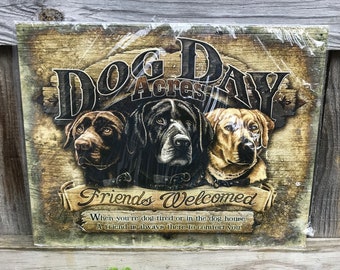 Dog Signs Gifts for Dog People Gifts for Friend Gifts Funny Signs Gifts for Men Gifts for Uncle Gifts for Grandpa Dog Gifts Thin Metal Signs