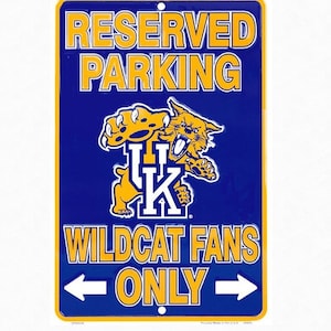 Kentucky Wildcats Recycled Metal Wall Decor UK Illuminated
