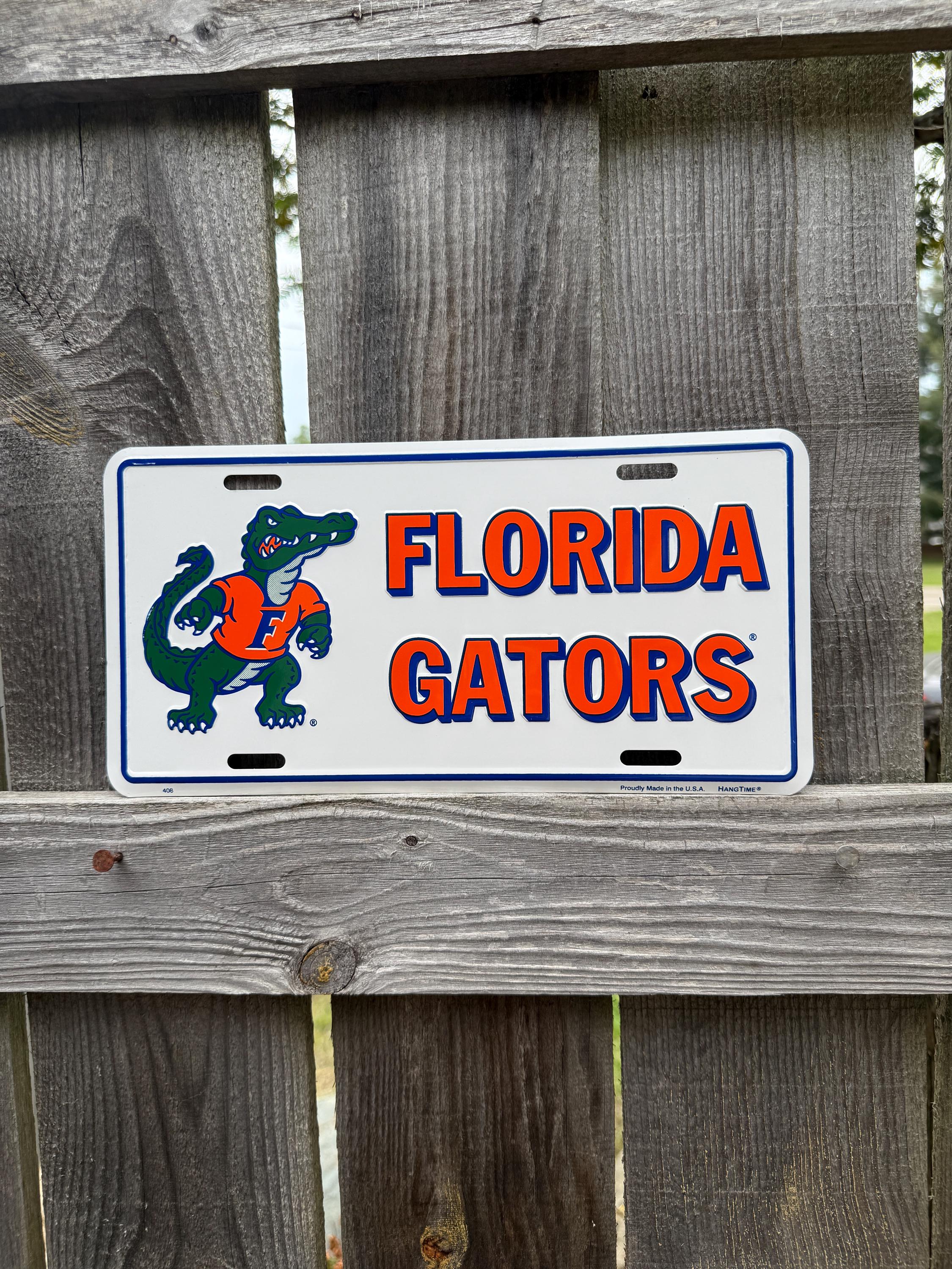 Florida Gators Laser Cut Etched License Plate - UF Team Car Tag, Hand Assembled Acrylic, Made In USA - View #2