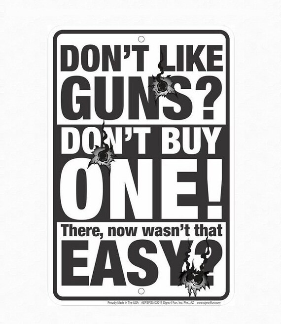 Gun Sign Gun Signs Funny Signs Funny Gifts Garage Signs for | Etsy