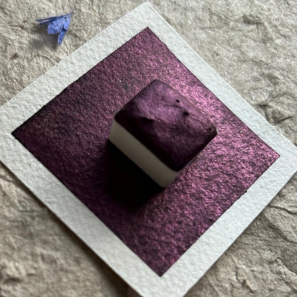 Blackberry ~ Handmade Shimmer Watercolor Paint