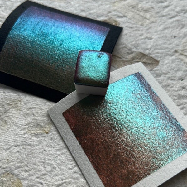 Theia - Chameleon handmade watercolor paint