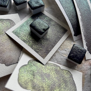 Sorceress ~ Chameleon watercolor paint ~ Metallic Colourshifting Handmade Shimmer Watercolor Paint