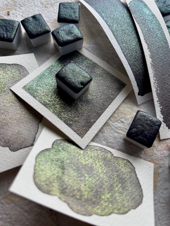 Sorceress ~ Chameleon Shimmer Watercolor Paint