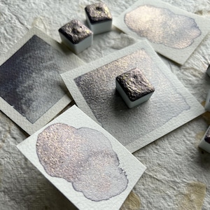 Whisper of a Lost Soul - Handmade Shimmer Watercolor Paint - Metallic Watercolors - Vegan shimmer watercolors - handmade watercolor paint