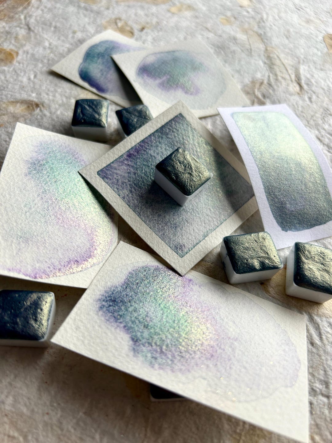 Pegasus ~ Handmade Watercolor Paint - Colour Separating Shimmer