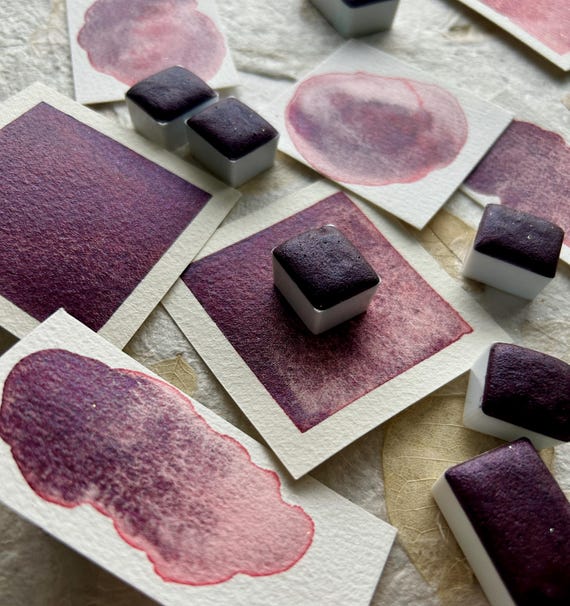 Magma ~ Shimmer Handmade Granulating Watercolor Paint