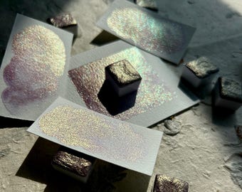 Moonlight Lullaby ~ Metallic Handmade Shimmer Watercolor Paint