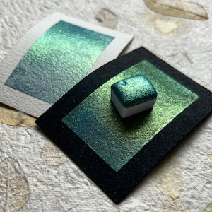 Sun Glitter ~ chameleon handmade watercolor paint