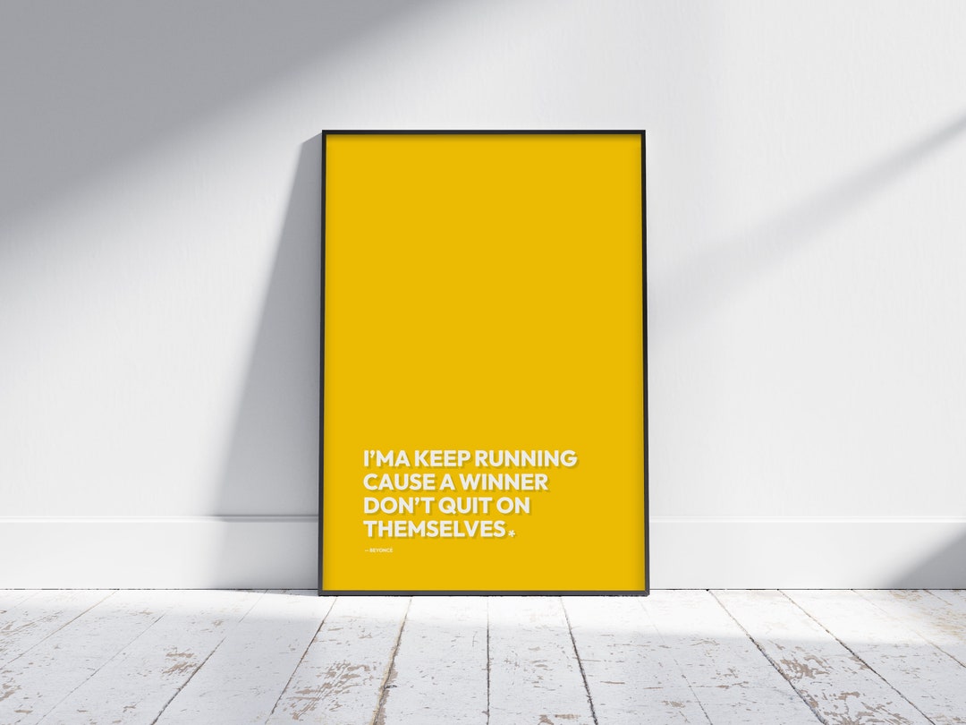 Beyoncé Lemonade Quote Poster, Inspirational Lyrics Poster, Minimalist ...