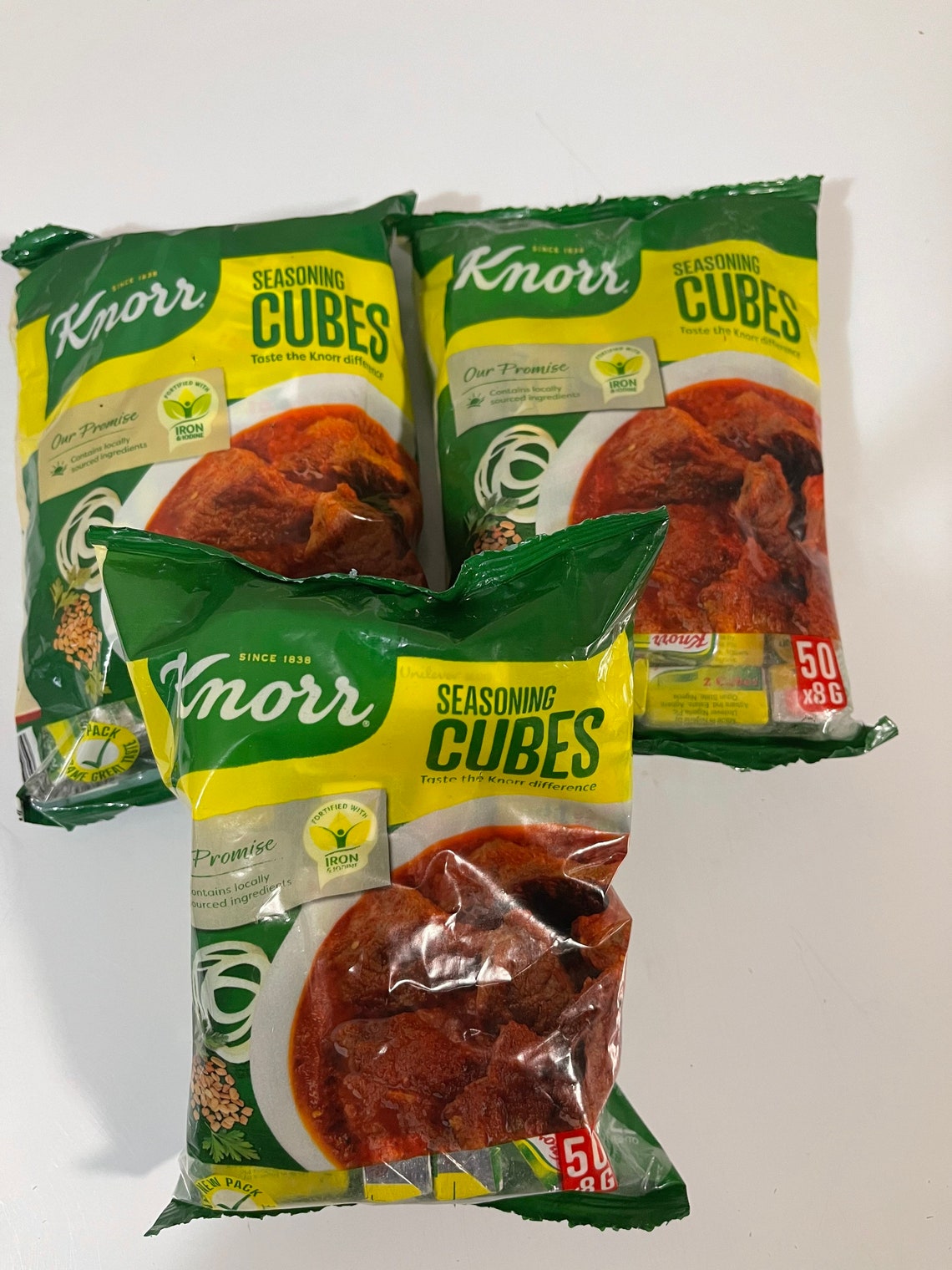 Knorr Beef Seasoning Cubes Taste the Knorr Difference 50x8g Etsy